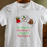 Personalized Baby Christmas Bib - What Happens At