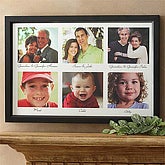 6 Photos & Messages Framed Canvas