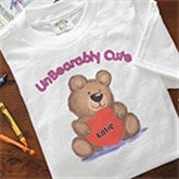 Personalized Baby Bib - UnBearably Cute, Fleece Romper - UnBearably Cute, T-Romper - UnBearably Cute, T Shirt - UnBearably Cute, Kids Sweatshirt - UnBearably Cute, Kids T Shirt - UnBearably Cute