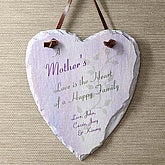 Ladies Boutique >> A Mother's Love? Personalized Heart Plaque