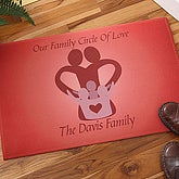 Circle of Love Doormat - 12 Family Options