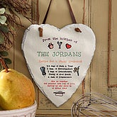 Recipe For A Happy Household© Heart Slate