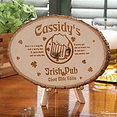 Irish Pub© Genuine Basswood Tree Plaque