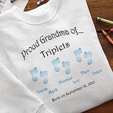 Personalized Twins and Triplets Ladies Nightgown