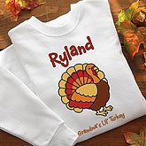 Custom Infant Thanksgiving T-Shirt Romper - Lil' Blessings