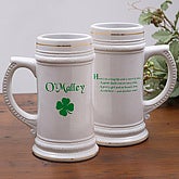 Irish Quotes© Personalized Beer Stein