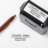 Self-Inking Personalized Return Address Stamp - Diamond Design - 5189