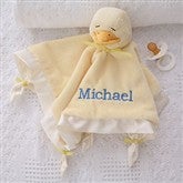 Personalized Baby Snuggle Blanket - Duck Version baby gifts