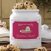 Baked With Love© Personalized Cookie Jar