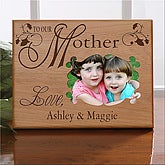 To Her© Personalized Wood Cut Out Frame