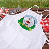Par-B-Que Personalized Golf Barbeque Apron
