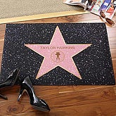 Walk Of Fame© Personalized Floor Mat