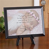 Personalized Photo Poem Plaque for Baby - Horizontal baby gifts