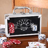 Winning Player Personalized Poker Set