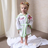 personalized childrens bath robe
