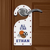 All Star Sports© Personalized Door Hanger