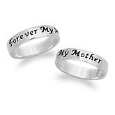 Forever My Mother Sentiment Ring
