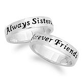 My Sister, My Friend Sentiment Ring