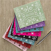 French Design Personalized Note Card Set - 5754