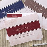 Personalized Teacher Note Card Stationery Set - 5759