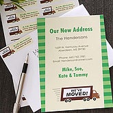 Moving Truck Personalized Moving Announcements, Return Address Stickers, Personalized Address Stamps - Moving Truck