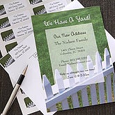 White Picket Fence Printed Return Address Labels