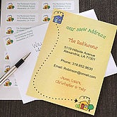 New Home Personalized Rubber Address Stamps, Personalized New Home Moving Announcements