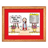Mother of the Year Print 11 x 14 METAL FRAME