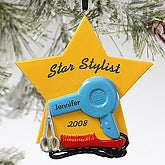 Star Stylist© Personalized Ornament