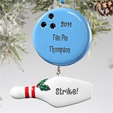 Bowling Pro Personalized Ornament