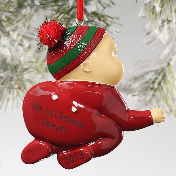 10758 crawling baby 169 personalized ornament 10758 crawling baby 169 personalized ornament
