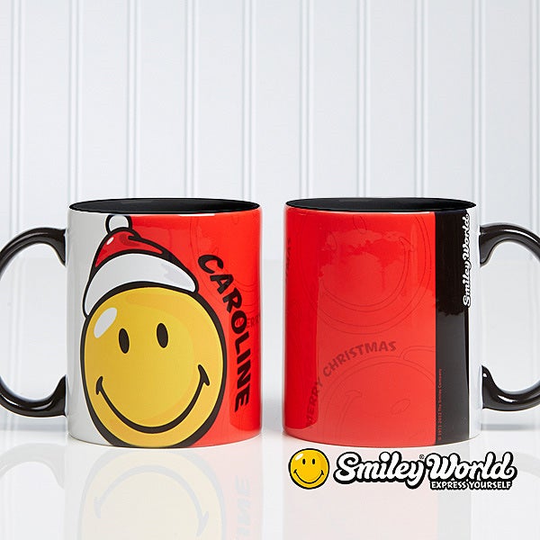 12406 smileyworld personalized christmas mug large christmas mugs