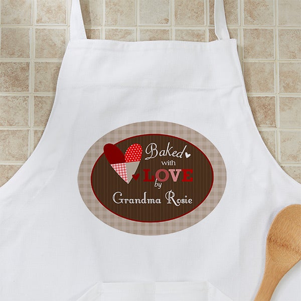 Baked With Love Personalized Apron