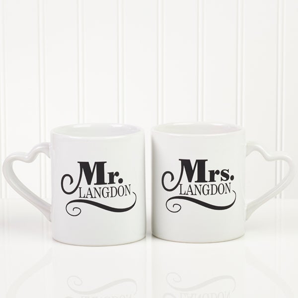 The Happy Couple Personalized Mugs