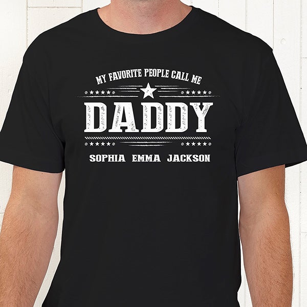 Personalized Daddy T-Shirt
