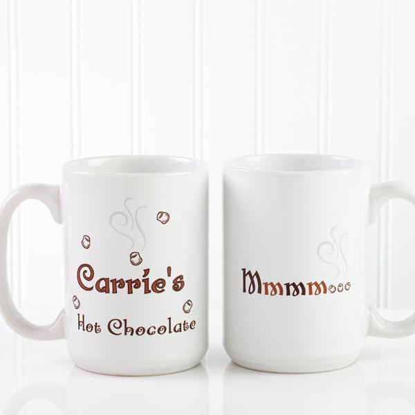 Personalized Hot Chocolate Mug Set MMMM Good Design