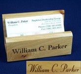 Woodland Maple Business Card Holder