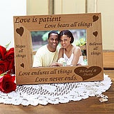 Love Is Patient Custom Wedding Frame Love Is Patient Custom Wedding Frame