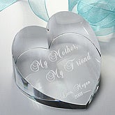 Mother-Sister-Daughter Crystal Heart Prism