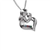 A Mother's Embrace Necklace - Sterling Silver