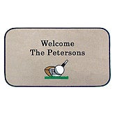 Personalized Golfer Carpet Doormat