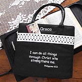 Personalized Bible Cover Tote