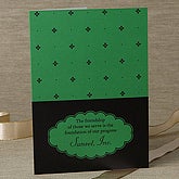 Personalized Warm Holiday Wishes Business Christmas Cards