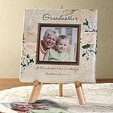 Grandmothers Gifts Grandmother's Love Personalized Canvas