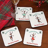 Light Up The Holidays© Personalized Coasters