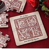 LOVE Personalized Coaster Puzzle Set