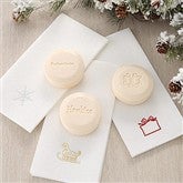 Personalized Holiday Guest Soap & Towel Set