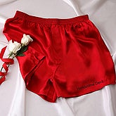 You Name It© Embroidered Silk Boxers