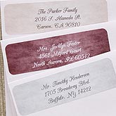 Watercolor Greetings Return Address Labels