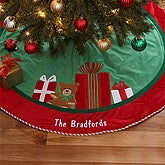 Personalized Family Collection Christmas Tree Skirt